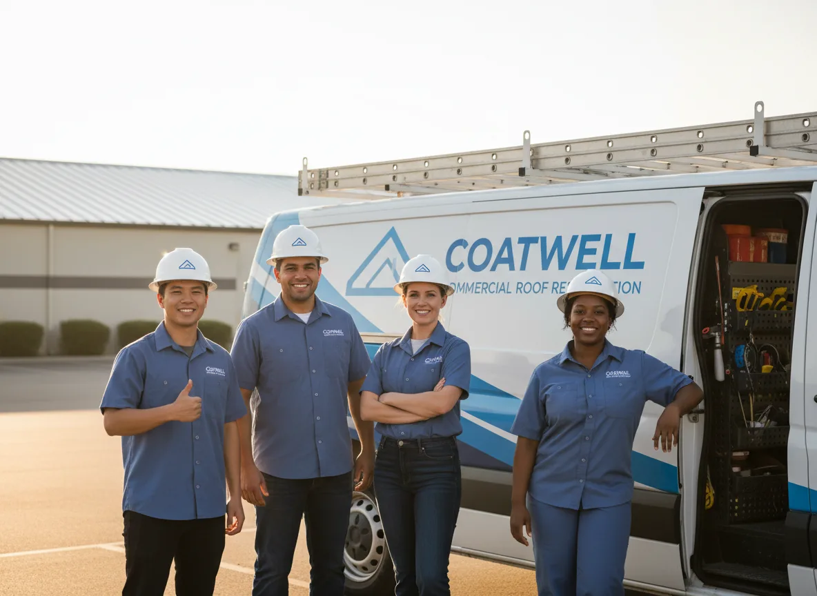 Commercial roof coating company in Marquand, MO